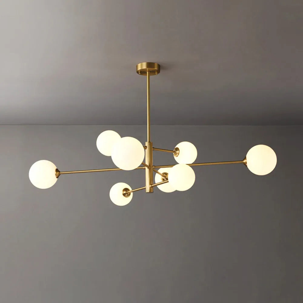 Valentina Modern Glass Shade Pendant Light, Copper/Black - Neutral Decor