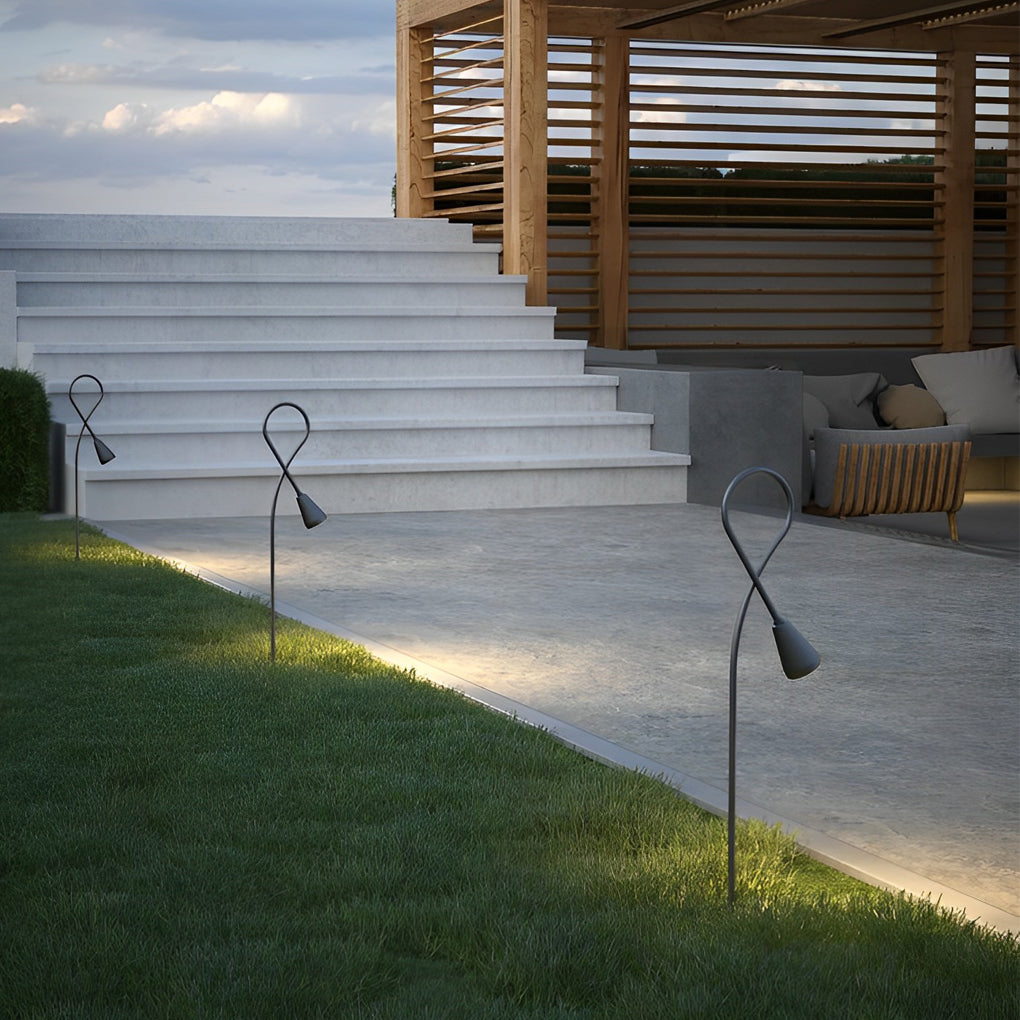 Miriam Arched LED Outdoor Pathway Lights