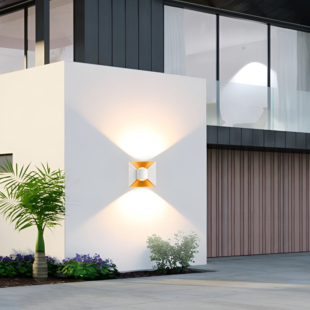 Fighte Square Modern Outdoor Sconces