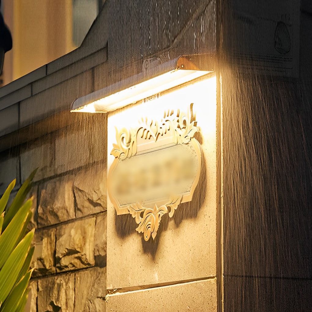 Jennifer Rectangular LED Modern Outdoor Wall Lamp
