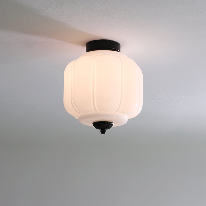 Selviro Ceiling Lamp Green Glass Brass Classic-Neutral Decor