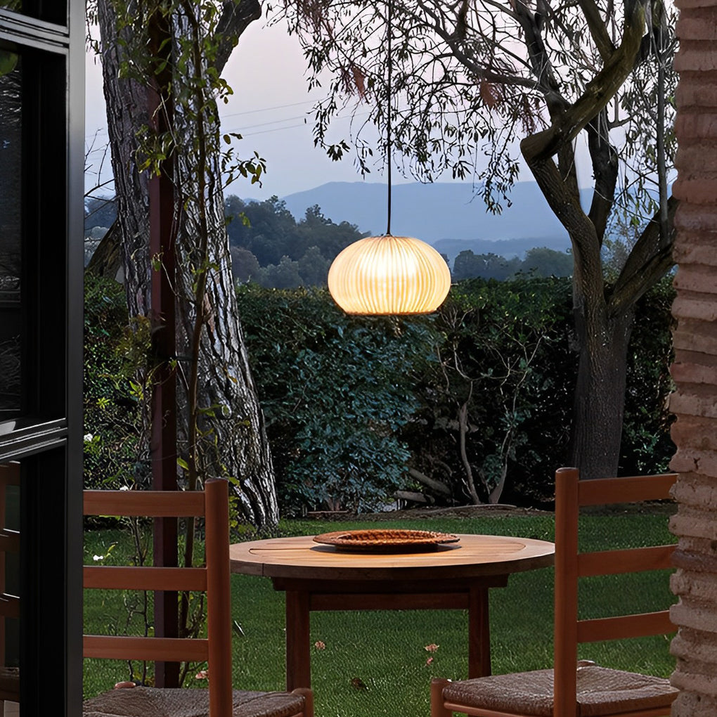 Jarvis Lantern Shaped Modern Rattan Outdoor Wall Lamp