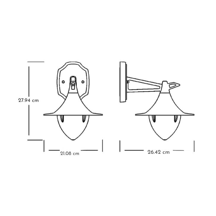 Diae LED Vintage Outdoor Wall Light