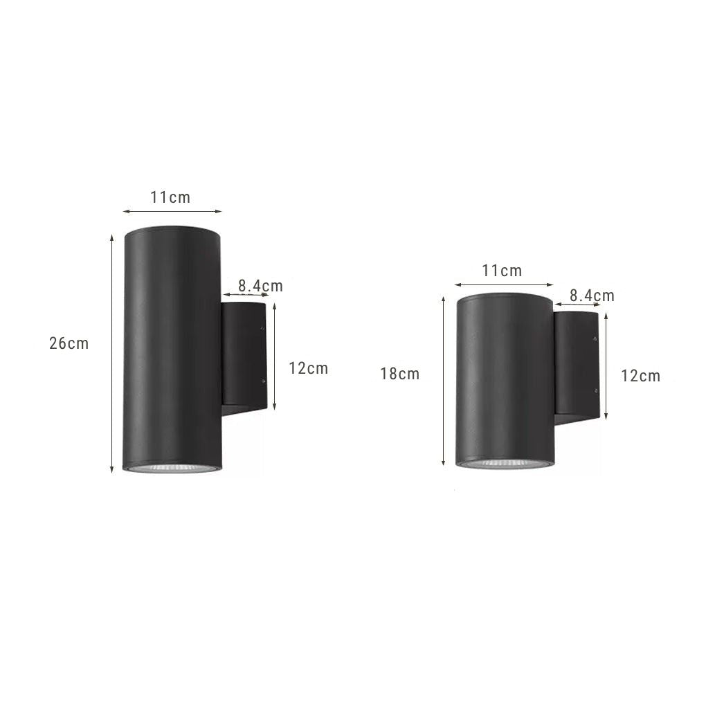 Gart Round LED Modern Outdoor Wall Lights