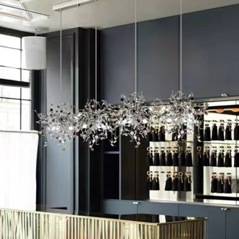 Olivia Artsy Classy Cluster Fireworks Pendant Light, Stainless steel - Neutral Decor