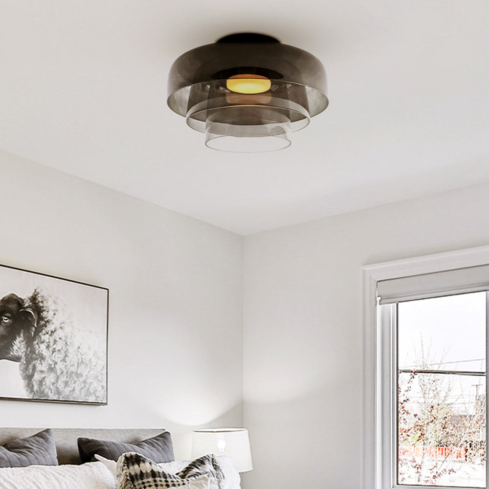 Aria Modern Simple Creative Glass Flush Mount Ceiling Light - Neutral Decor