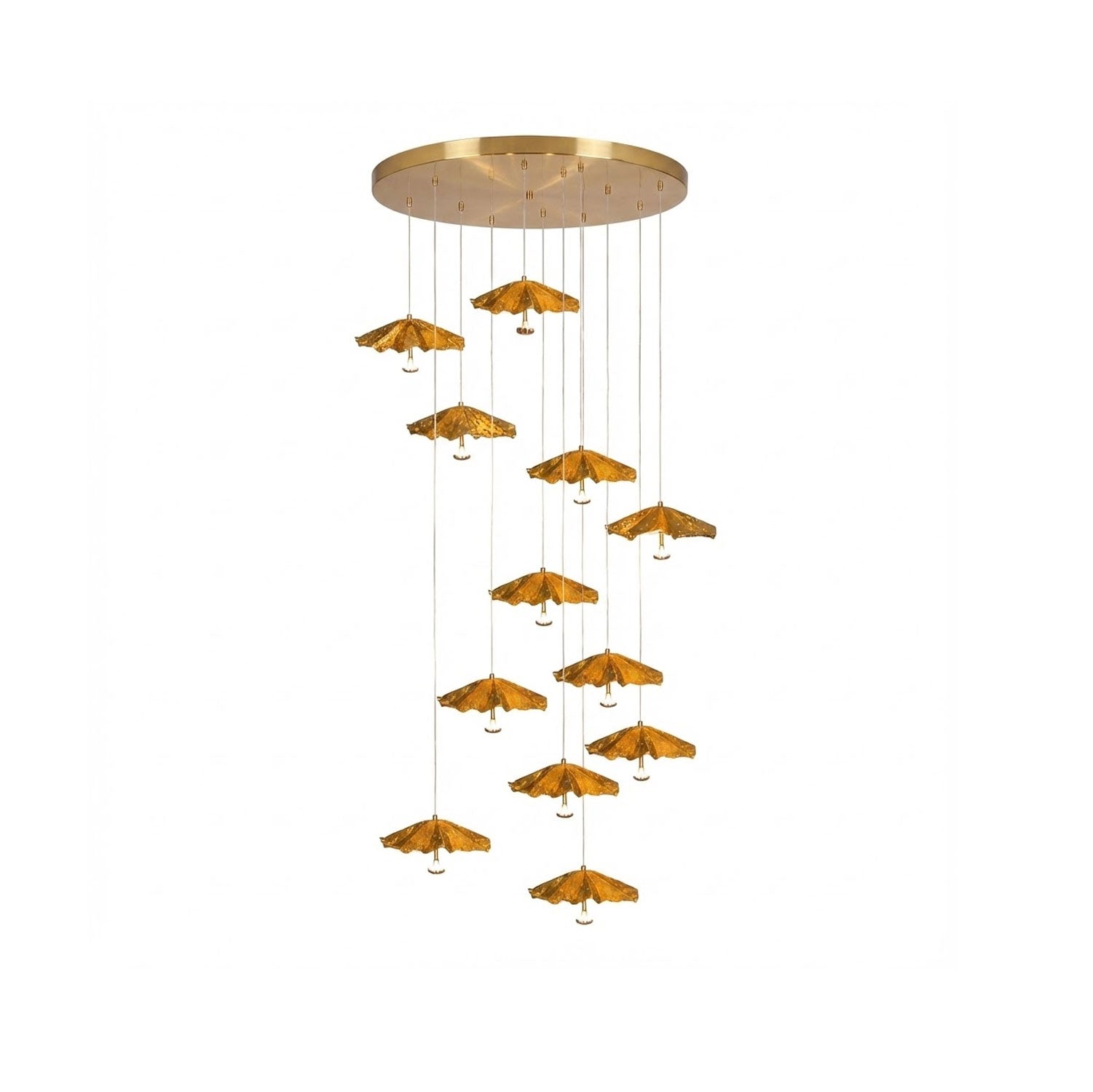 Livra Leaf Chandelier-Neutral Decor