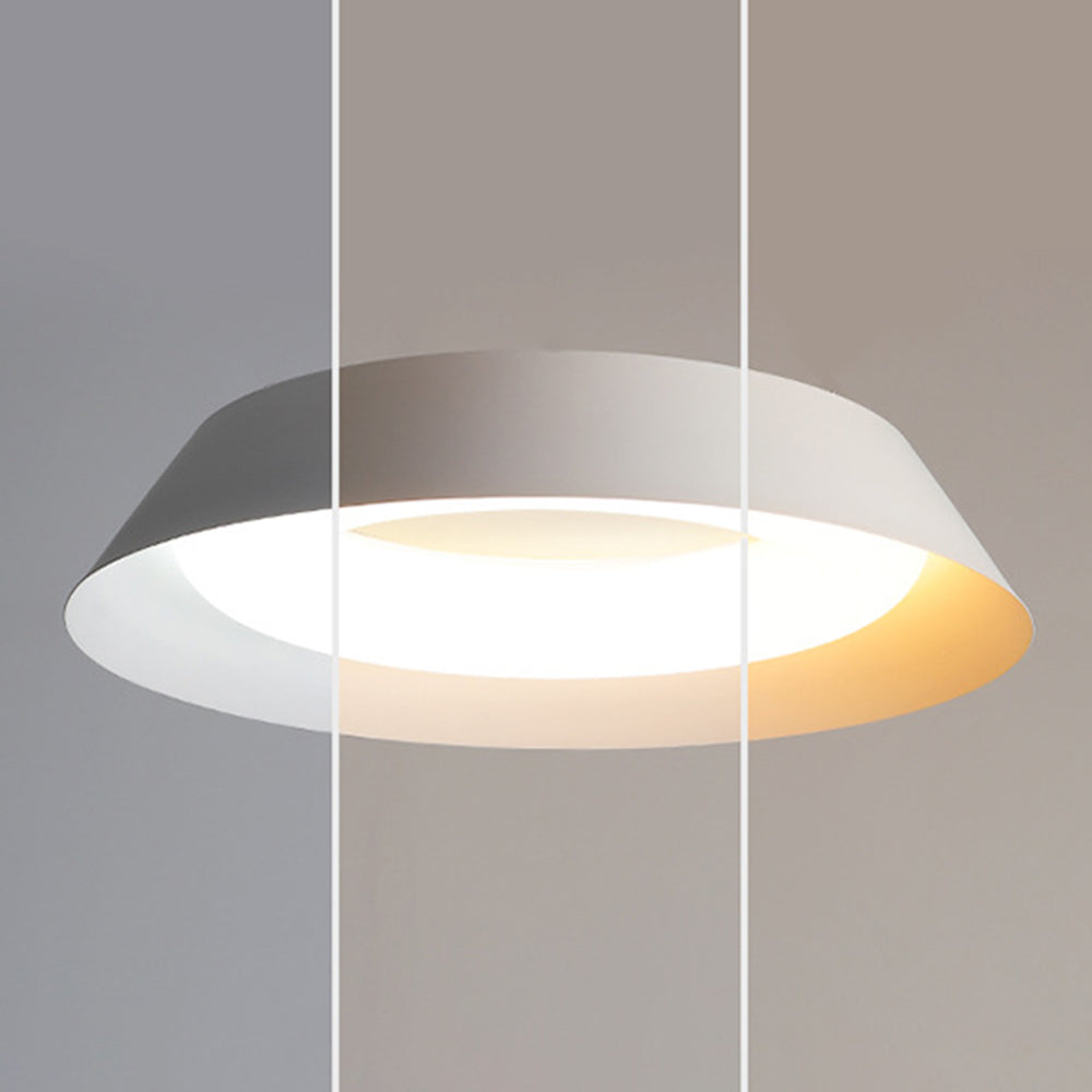 Arisha Nordic Bowl Metal/Acrylic Flush Mount Ceiling Light, White - Neutral Decor