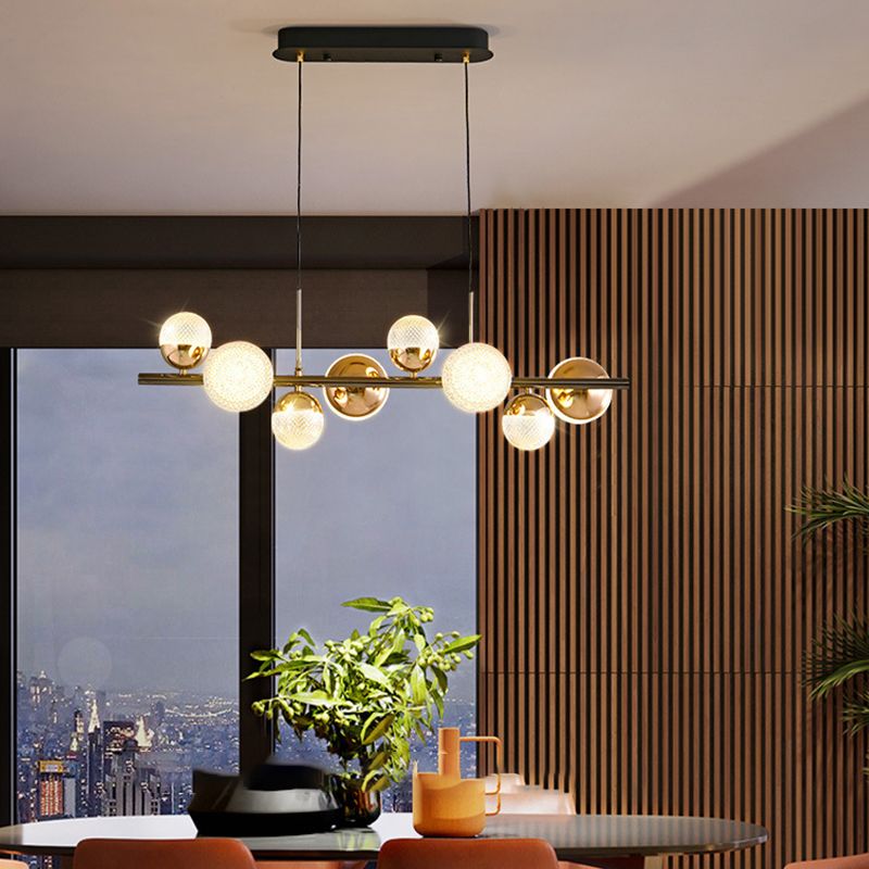 Valentina Glass Modern Bubbles Pendant Light - Neutral Decor