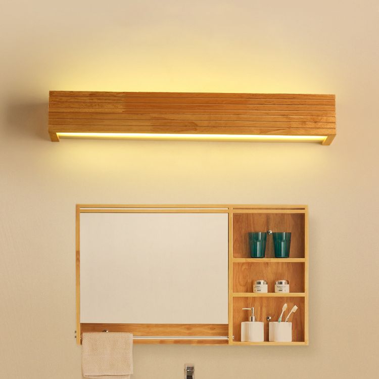 Muto Modern Wooden LED Indoor Wall Light, Bedroom - Neutral Decor