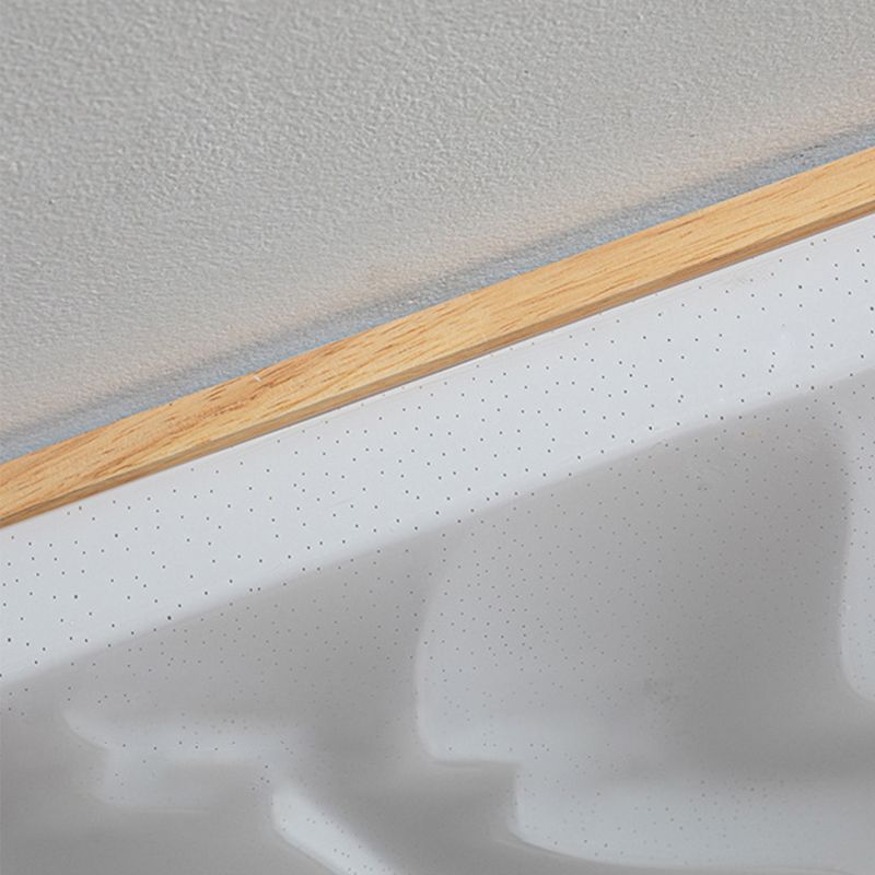 Muto LED Geometric Flush Mount Ceiling Light, White - Neutral Decor