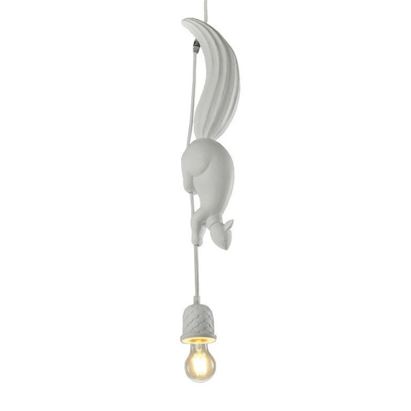 Aria Pendant Light Squirrel/Pinecone Modern, Resin, Restaurant - Neutral Decor