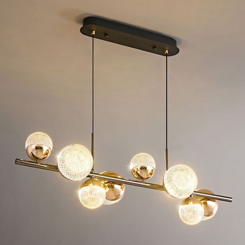 Valentina Glass Modern Bubbles Pendant Light - Neutral Decor