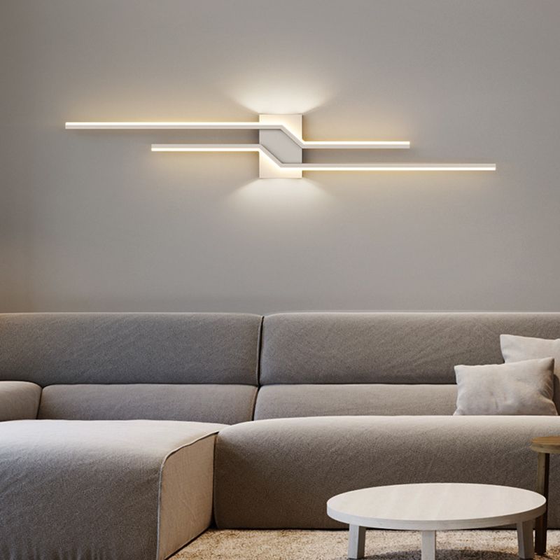 Arisha Minimalist Linear Metal Vanity Wall Light - Neutral Decor