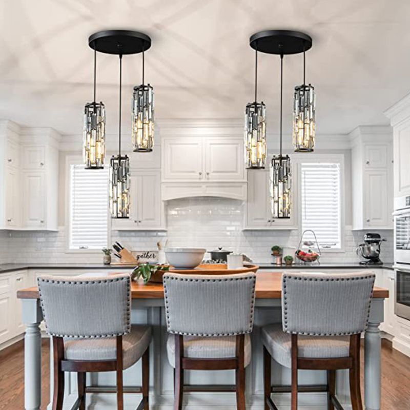 Kristy Cluster Pendant Light, Black & Gold - Neutral Decor