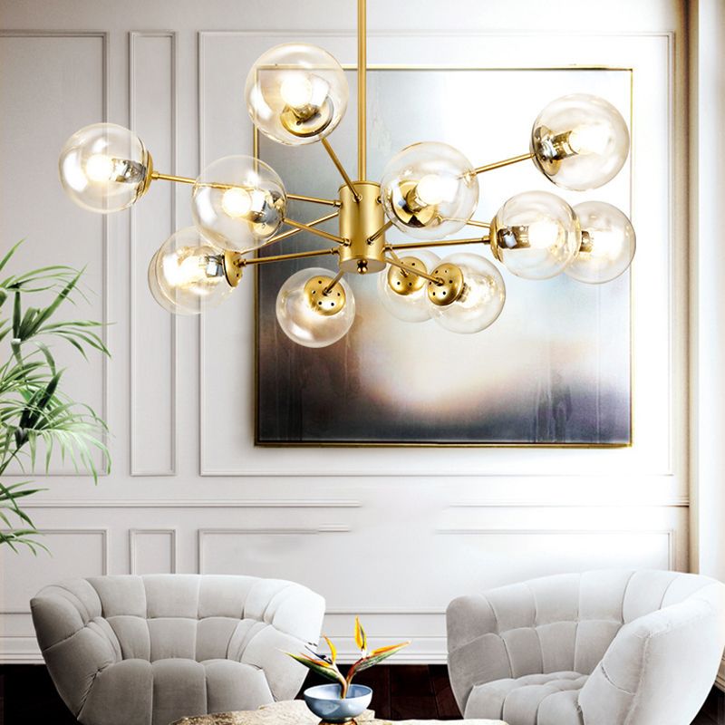 Valentina Designer Simple Nordic Pendant Light, Black/Gold - Neutral Decor