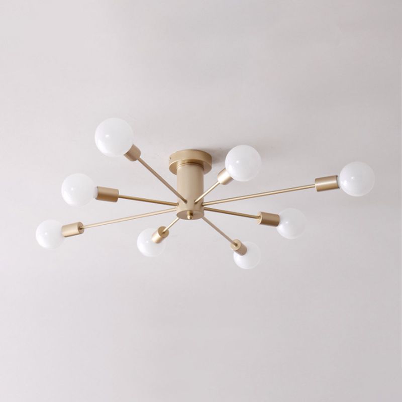 Valentina Modern Globe Bubble Flush Mount Ceiling Light - Neutral Decor