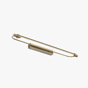 Arisha Modern Linear Metal Vanity Wall Lamp, Gold - Neutral Decor