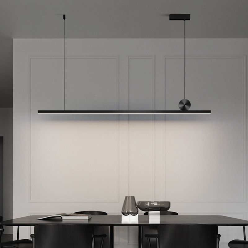Arisha Modern Linear Asymmetrical Pendant Light - Neutral Decor
