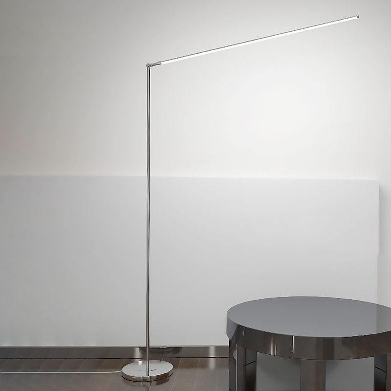 Louise Modern Steamline Minimalist linear Floor Lamp, 2 Color - Neutral Decor