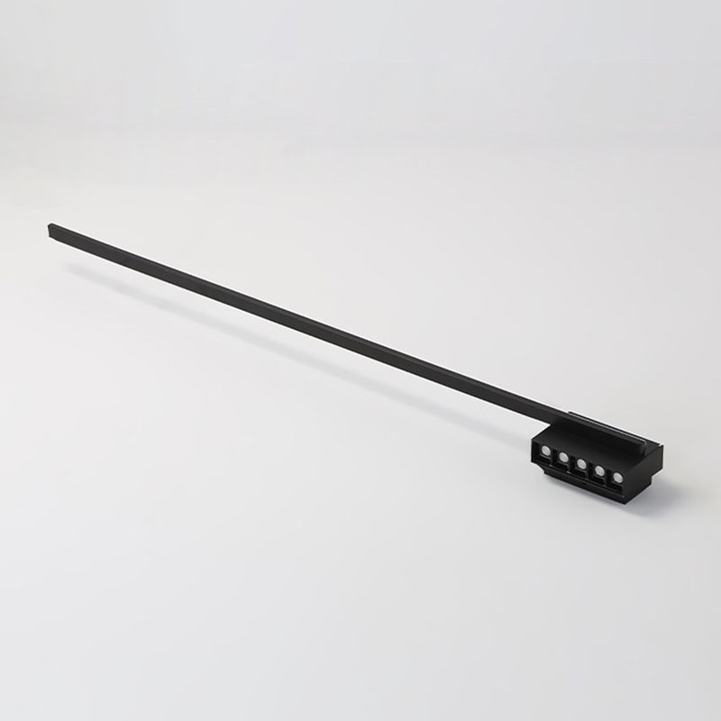Arisha Minimalist Linear Metal Vanity Wall Light, Black, Bathroom - Neutral Decor