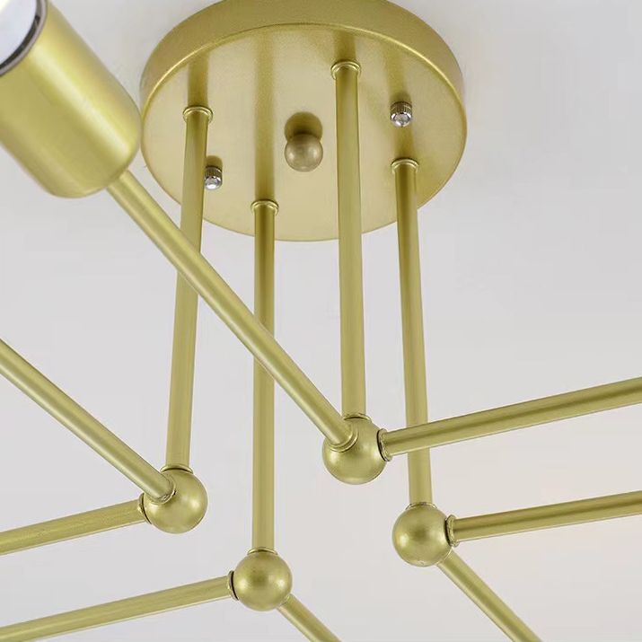 Valentina Flush Mount Ceiling Light Linear Industrial - Neutral Decor