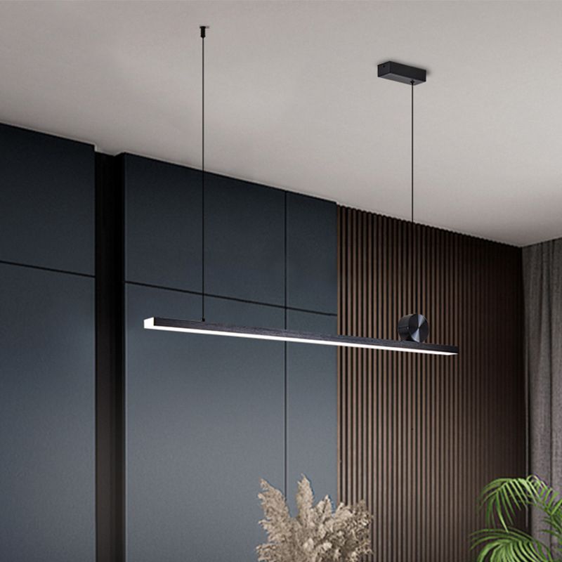 Arisha Modern Linear Asymmetrical Pendant Light - Neutral Decor