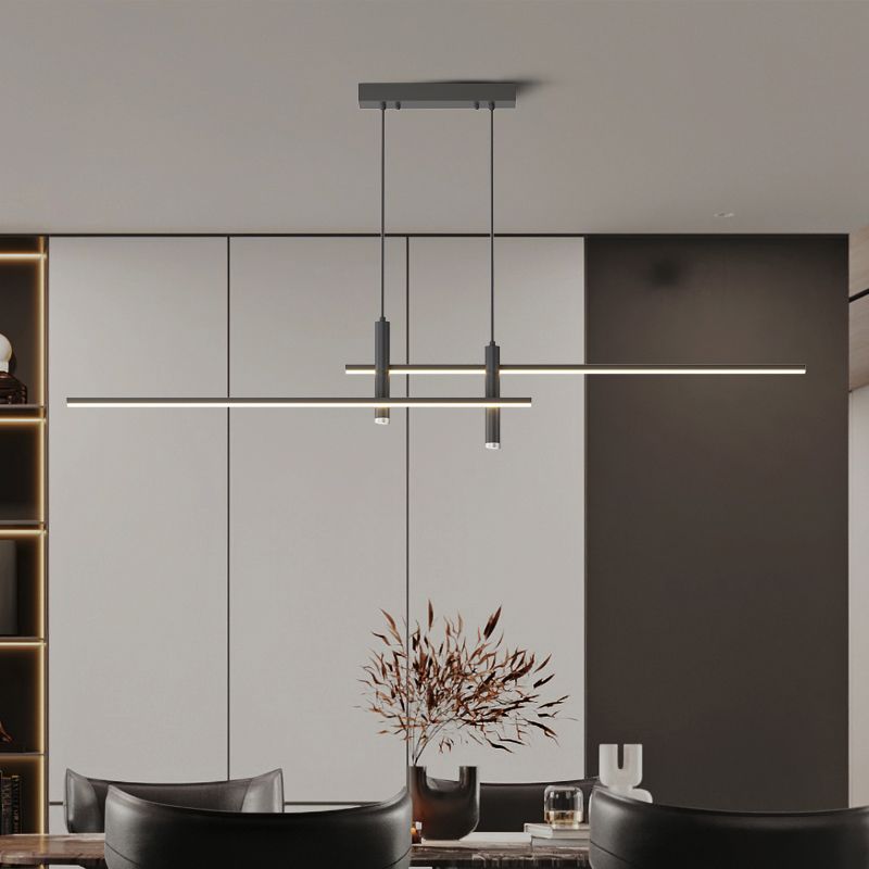 Prym Pendant Light Modern Linear Dining Room - Neutral Decor