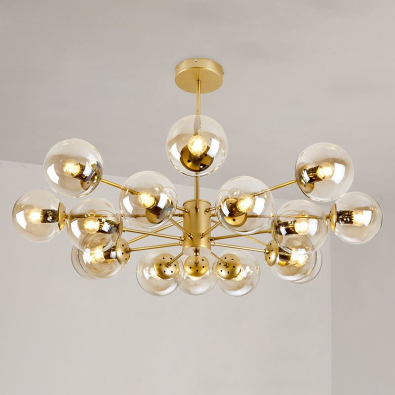 Valentina Designer Simple Nordic Pendant Light, Black/Gold - Neutral Decor