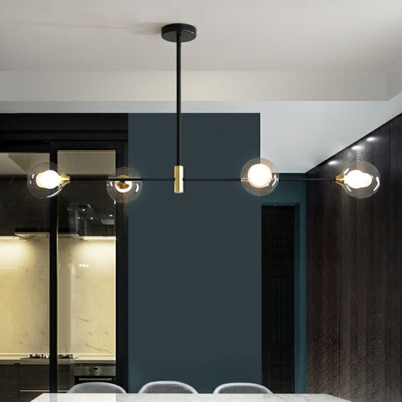 Valentina Nordic Bubble Metal Pendant Light, Black - Neutral Decor