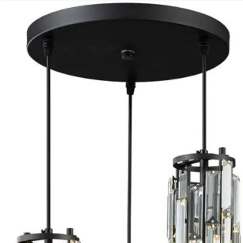 Kristy Cluster Pendant Light, Black & Gold - Neutral Decor