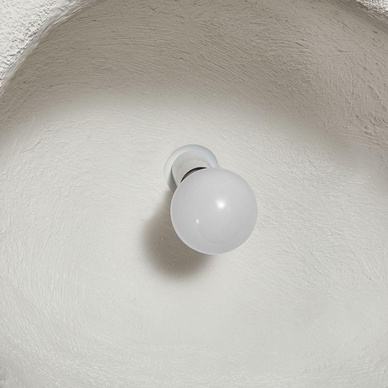 Avi Flush Mount Ceiling Light Modern, Resin Dining Room - Neutral Decor