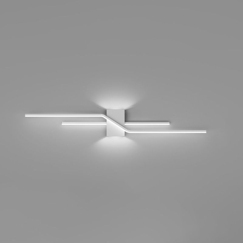 Arisha Minimalist Linear Metal Vanity Wall Light - Neutral Decor