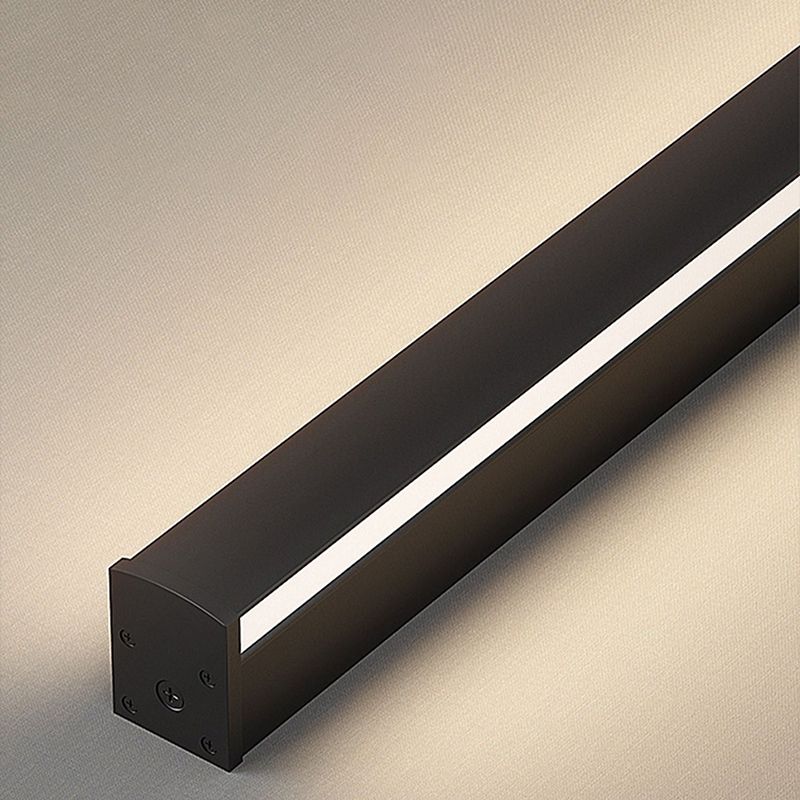 Arisha Minimalist Black Bar Mirror Front Vanity Wall Lamp, Metal/Acrylic - Neutral Decor