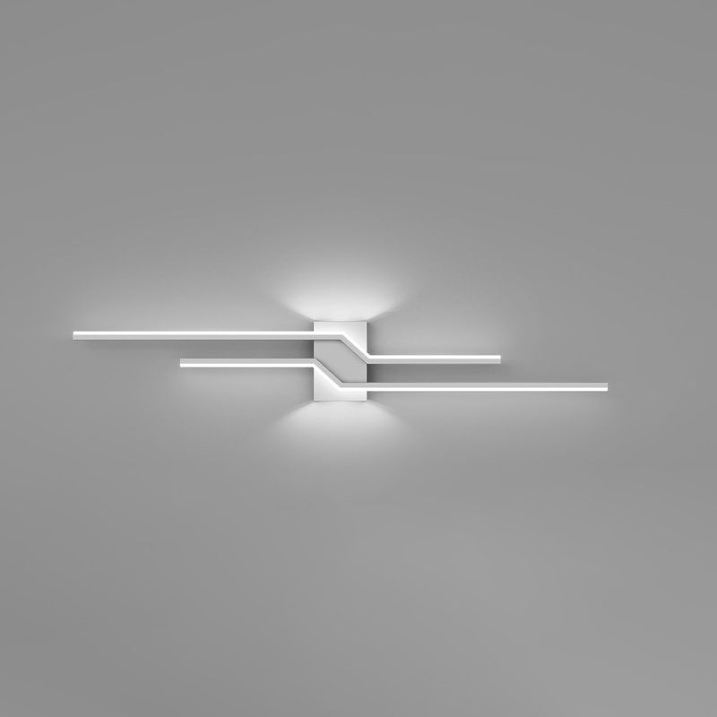 Arisha Minimalist Linear Metal Vanity Wall Light - Neutral Decor