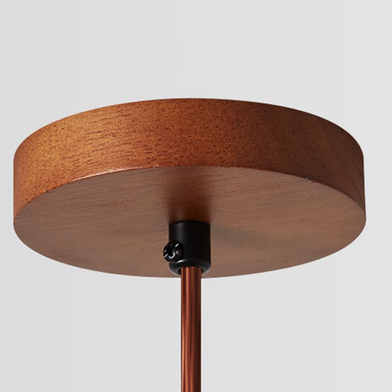 Muto Minimalist Wooden Pendant Light, Natural Wood Color - Neutral Decor