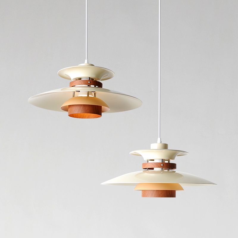 Valentina Unique Designer Metal Pendant Light, White - Neutral Decor