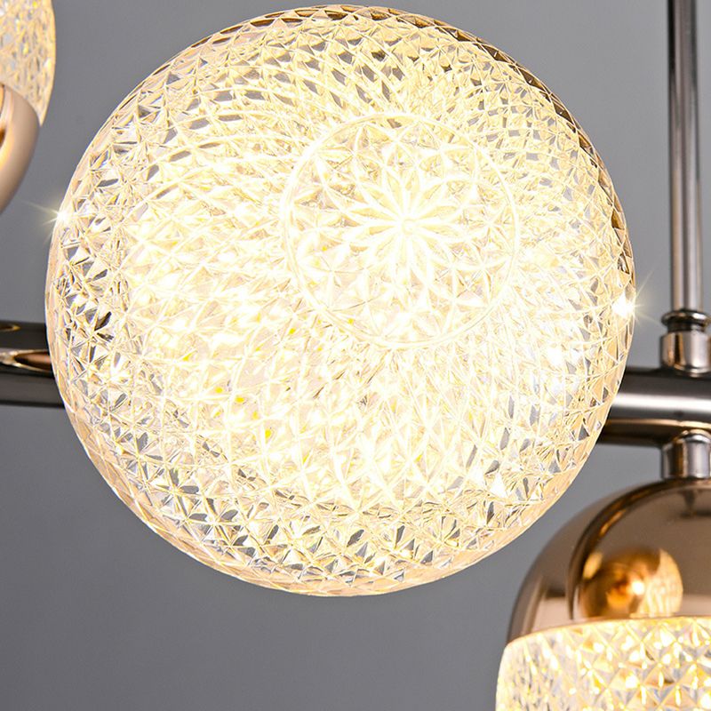 Valentina Glass Modern Bubbles Pendant Light - Neutral Decor