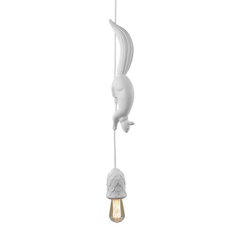 Aria Pendant Light Squirrel/Pinecone Modern, Resin, Restaurant - Neutral Decor