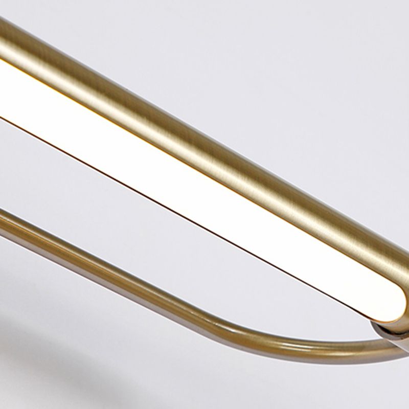Arisha Modern Linear Metal Vanity Wall Lamp, Gold - Neutral Decor