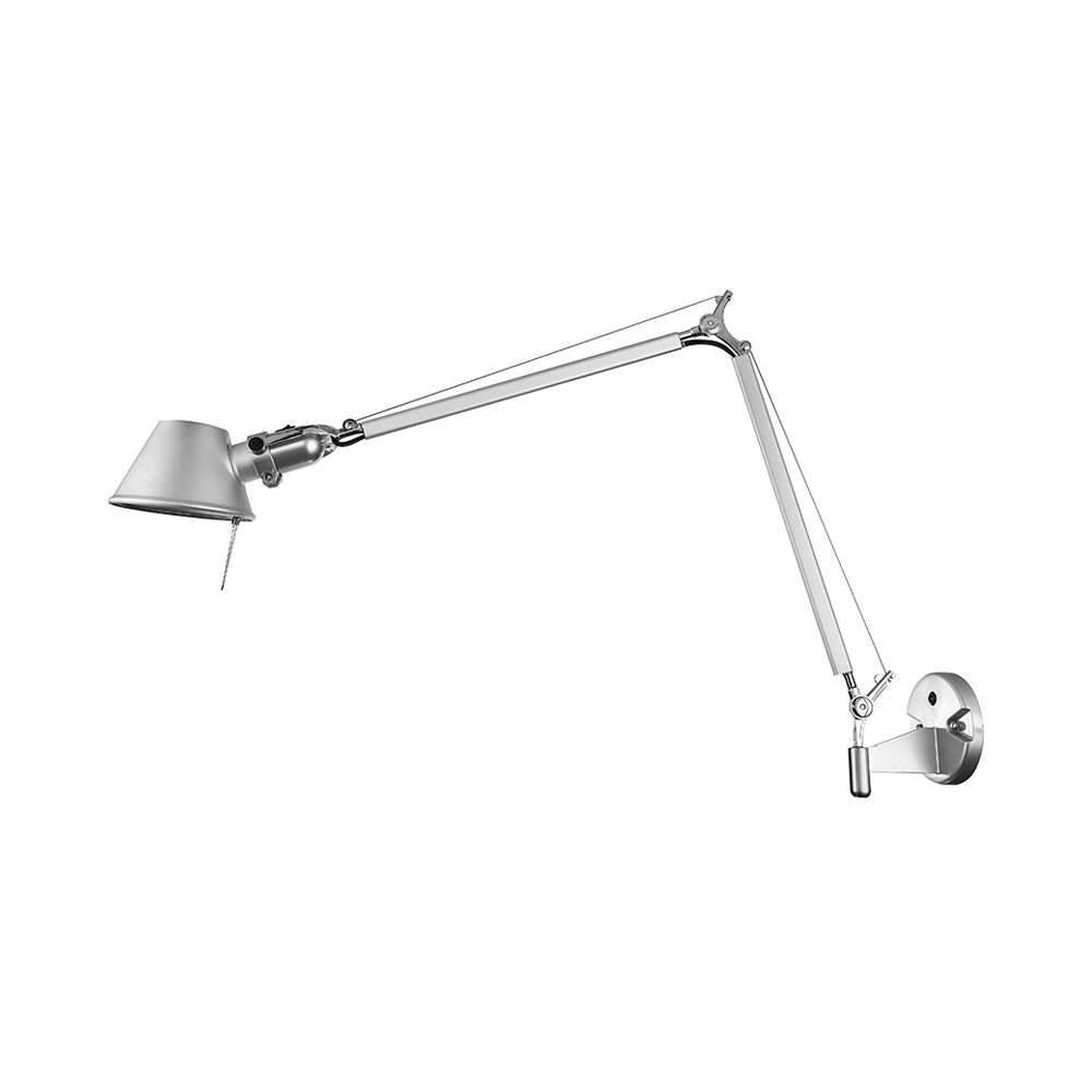 Epoch Modern Simple Adjustable Wall Lamp, Black/Chrome, Bedroom - Neutral Decor