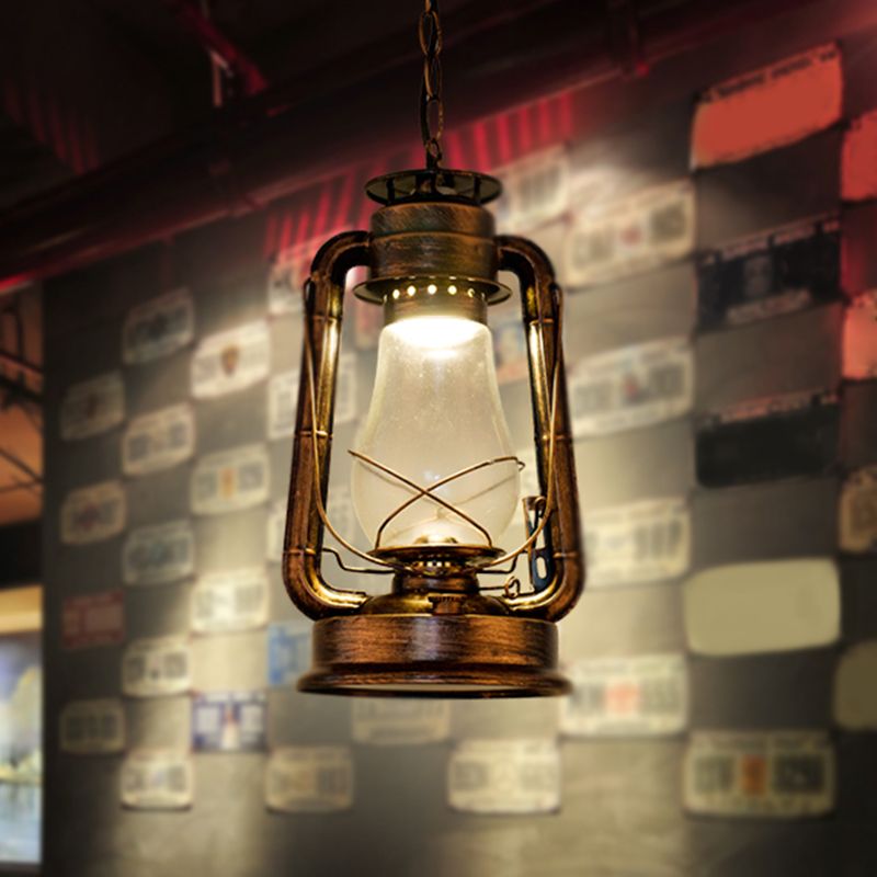 Silva Vintage Rustic Kerosene Pendant Light, 3 Color, 4 Style - Neutral Decor