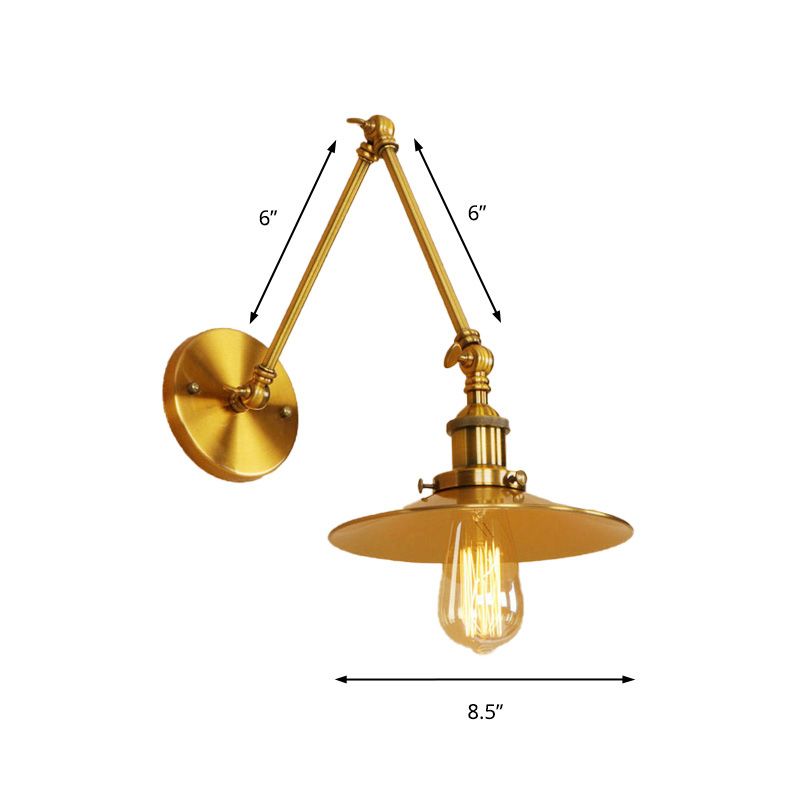 Silva Vintage Adjustable Wall Lamp, Bedroom - Neutral Decor