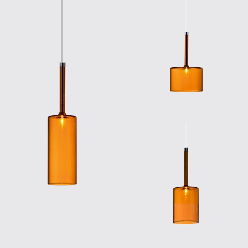 Valentina Minimalist Modern Glass LED Pendant Light, 3 Style - Neutral Decor