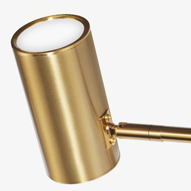 Aria Wall Lamp Cylindrical Adjustable Lamp Pole Metal Brass, Bedroom - Neutral Decor