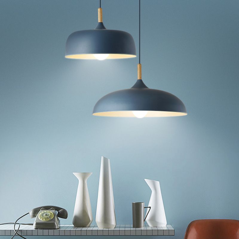 Aria Modern Pendant Light Dome Macaron Dining Room - Neutral Decor
