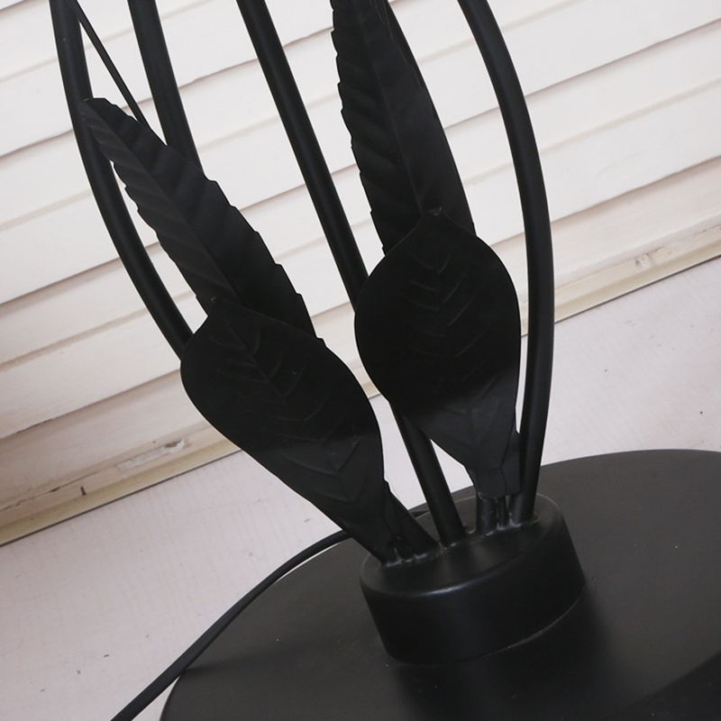 Bella Flower Branching Black Floor Lamp, Living Room - Neutral Decor