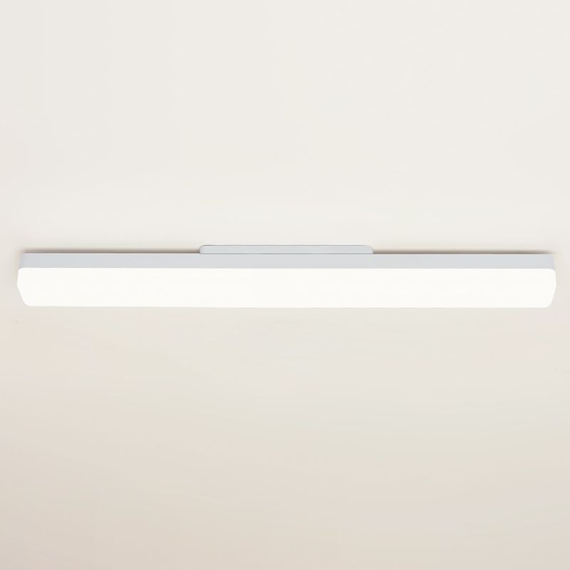 Arisha Modern Rectangular Acrylic Modern Wall Lamp, White - Neutral Decor