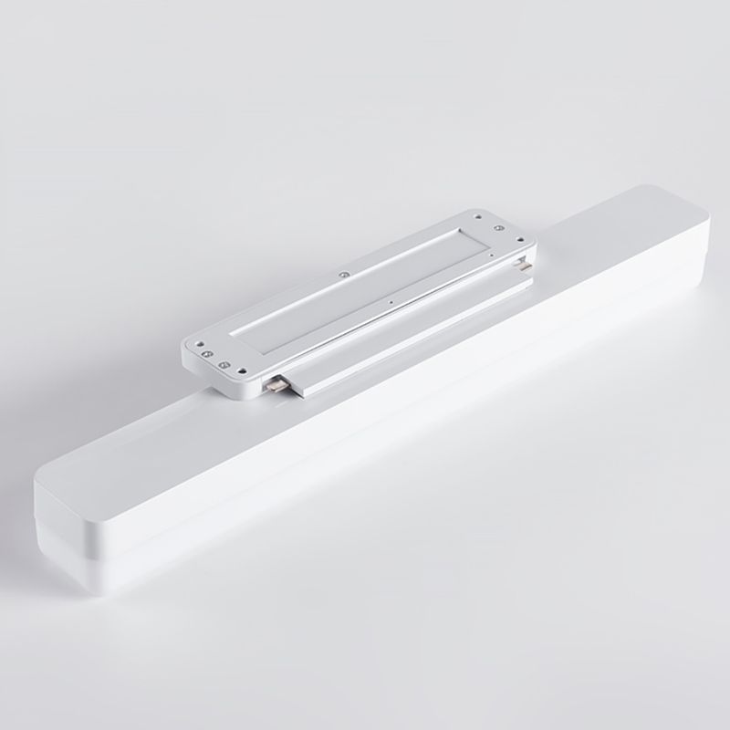 Arisha Modern Rectangular Acrylic Modern Wall Lamp, White - Neutral Decor