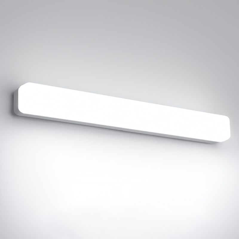 Arisha Modern Rectangular Acrylic Modern Wall Lamp, White - Neutral Decor